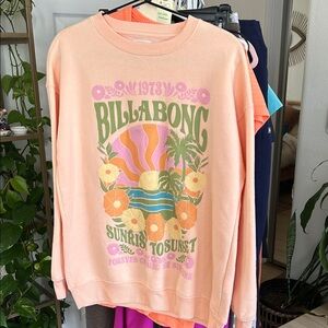 Billabong Sweatshirt. Size Medium. PTP 22”.